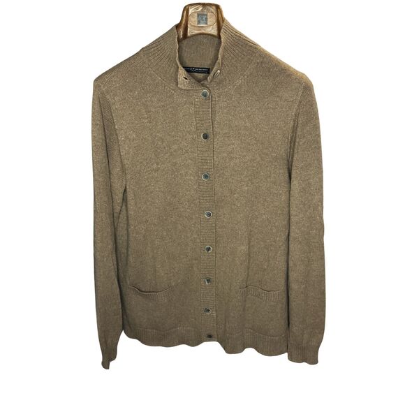 Peruvian Connection 100% Royal Alpaca Button-Front Cardigan Sweater - Picture 2 of 7